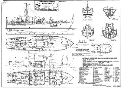 72 ft Harbour Defence Motor Launches,      Land: GB,  Bouwjaar: 1940,  Schaal: ,  Lengte:,  Bladen: 1\