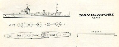 Navigatori  C.04.117  C.04 Torpedojagers