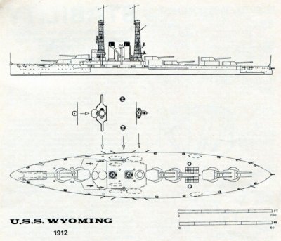 Wyoming U.S.S.  C.01.084  C.01 Slagschepen