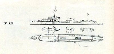 Diethers von Roeder Z-17  C.04.128  C.04 Torpedojagers