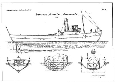 Stettin, Swinemunde,      Land: DE,  Bouwjaar: 1887,  Schaal: ,  Lengte:,  Bladen: 2\