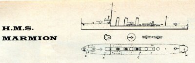 Marmion H.M.S.  C.04.133  C.04 Torpedojagers