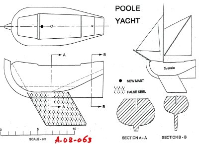 Poole Yacht,      Land: GB,  Bouwjaar: 1875,  Schaal: 1:1,  Lengte:140,  Bladen: 2\