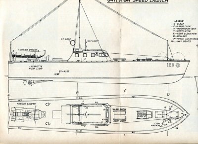 British Power boat 64 ft. H.S.L. 120,      Land: GB,  Bouwjaar: 1936,  Schaal:  ,  Lengte: ,  Bladen: 2\
