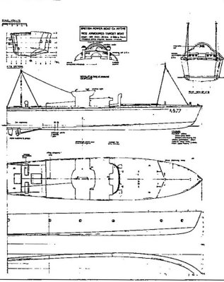 Armoured Target Boat,      Land: GB,  Bouwjaar: 1933,  Schaal: ,  Lengte:,  Bladen: 1\