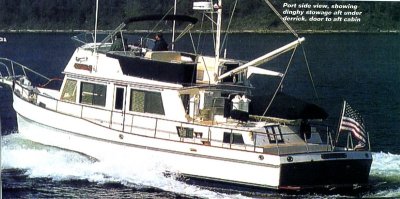 Grand banks type Motor Yacht,      Land: US,  Bouwjaar: 1975,  Schaal: 24,  Lengte:540,  Bladen: 3\