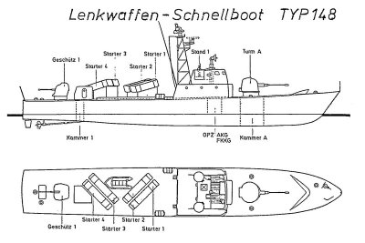 Schnellboot Typ 148,      Land: GR,  Bouwjaar: ,  Schaal: 33,  Lengte:,  Bladen: 1\